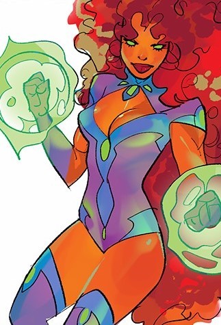 celestialkory:Starfire by Otto Schmidt