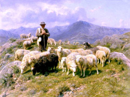 rosa-bonheur:Shepherd of the Pyrenees, 1888, Rosa Bonheur