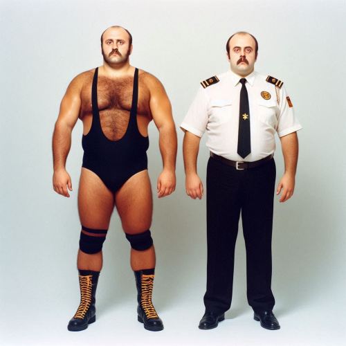 Security Guards, Prison Officers, Cops, Bouncers. Before And After Images. Part 1