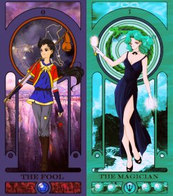 moonlightsdreaming:                         Sailor Moon Tarot by  Sillabub429