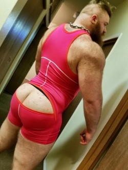 marbledbeef: Master loves when his pups dress in tight, sexy clothes at the gym for him. I did a little shopping in service to Master and surprised him with new singlets. Master is very pleased with the way they fit, but may have out grown it for the