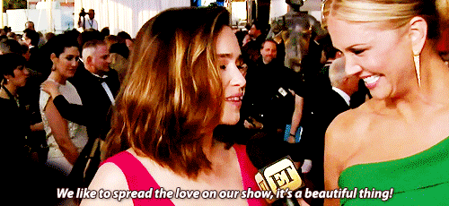 barryspivot:  Emilia Clarke when asked to comment on the Kit Harington and Rose Leslie