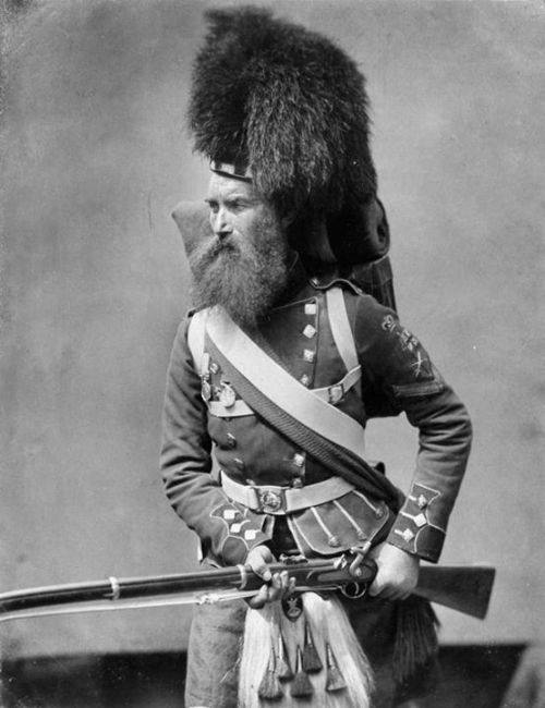 warhistoryonline:Sergeant William McGregor, Scots Fusilier Guards, Crimean War 1854-1856. wr