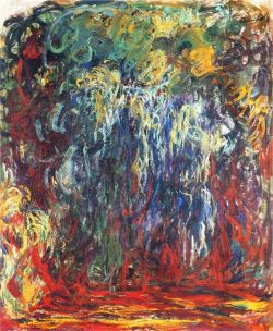 lonequixote:  Weeping Willow, Giverny ~ Claude
