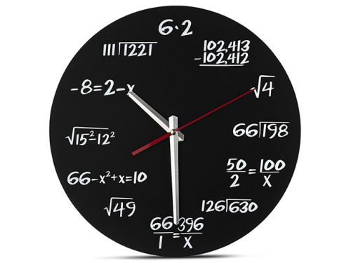 coolstuffzz:Decodyne Math Wall Clock