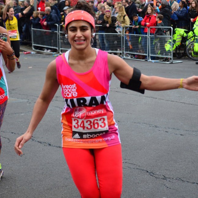 Kiran Gandhi toured as a drummer for M.I.A. and Thievery Corporation, received her