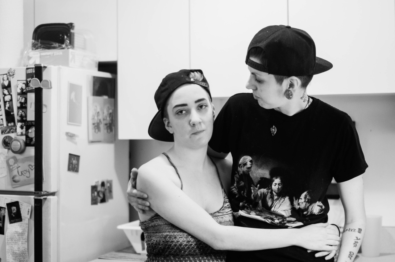 gingerlionheart:  @ittybittykaceface​ &amp; troy at home in Seattle | lionheart