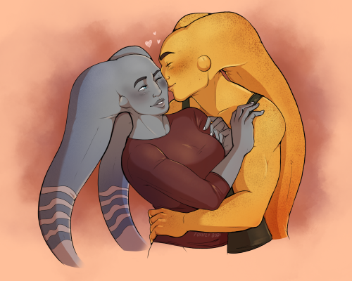 foxifly:‘Lek Smooches~My Aket and @eldstunga ‘s lovely Rynn ;v; lookit theeeemmm &lt;3AAAAAAAAAAA,I 