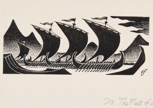 Black And White Drawings Relating To 1981 BBC Radio Adaptation Of Tolkien’s The Lord Of The Rings