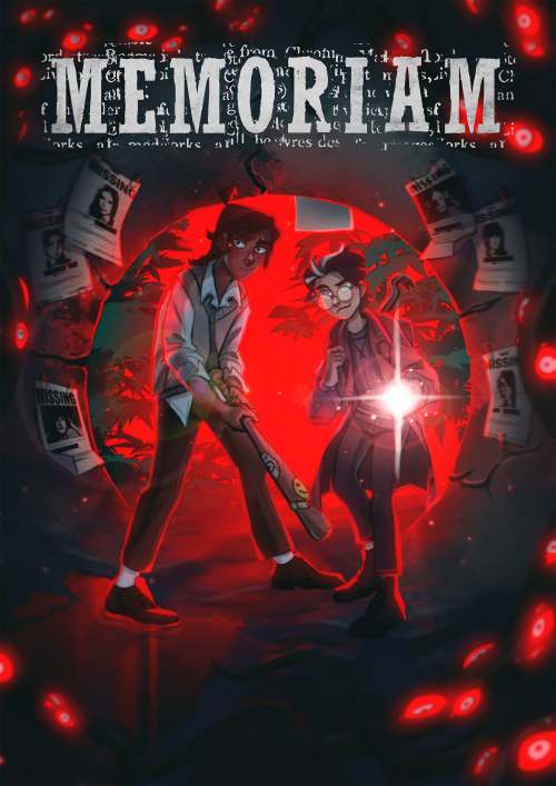 memoriam-comic.com/Comic is out now!! Danny and Noah are trying to peel off the layers of my