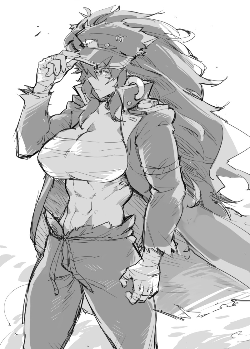 gebdraws:  I sure do like to draw Daidouji. Probably because of tits and abs. 