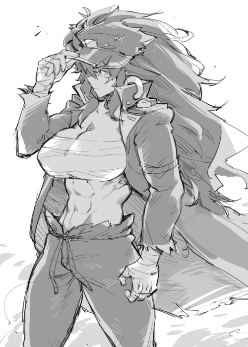 gebdraws:  I sure do like to draw Daidouji. Probably because of tits and abs. 