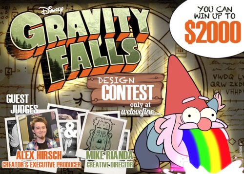 welovefineshirts: Are you readyGravity Falls fans?! TOMORROW, our design contest opens for rati