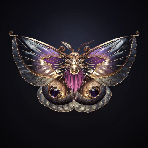 "Purple Jewel Moth"

Software Used: Cinema 4D, ZBrush, Arnold, After Effects