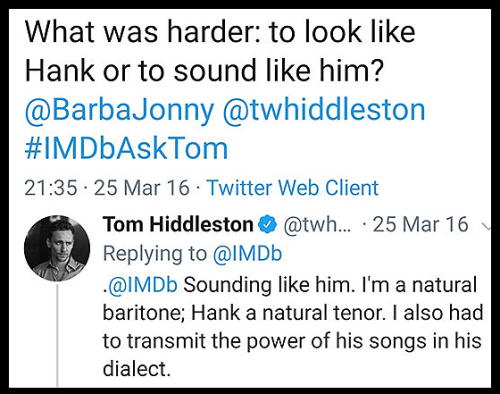 Throwback Tom Tweets: I Saw The Light ‘AskTom’ Q&amp;A, 25th March 2016