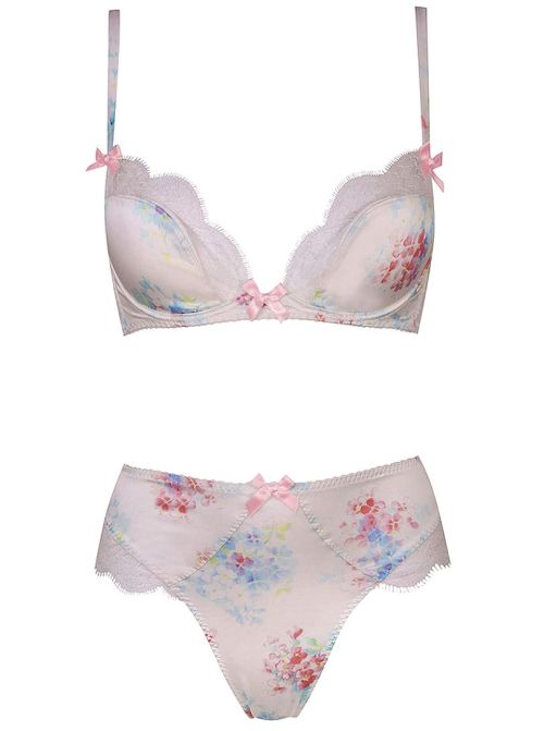 martysimone:Agent Provocateur | Aimeline • in printed silk | Spring Summer 2020