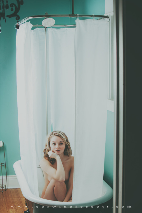 corwinprescott:  “Blue Bath”Portland, Or 2014Corwin Prescott - Alina - Full set part of Patreon Archive 