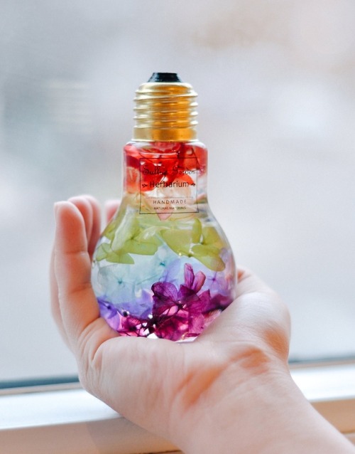 sosuperawesome: Bottled Preserved Flowers Sullis Garden on Etsy See our #Etsy or #Real Flower tags