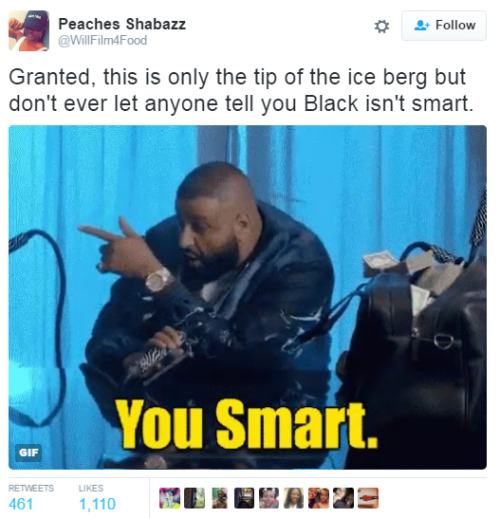 aqueerkettleofish:4mysquad:#BlackPride #YouSmart #BlackExcellence  “Career at NASA”. That’s kind of 