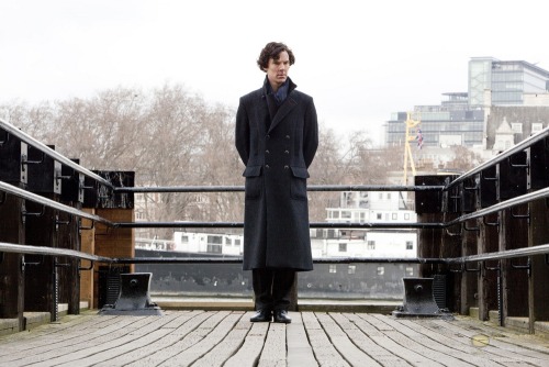 nixxie-fic:New Selection: BBC Sherlock S1 - Benedict Photoshoot on the Thames pt2 - Sherlock Season