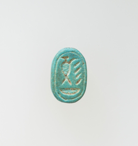 met-egyptian-art: Scarab, ca. 1479–1458 B.C., Metropolitan Museum of Art: Egyptian ArtRogers Fund, 1