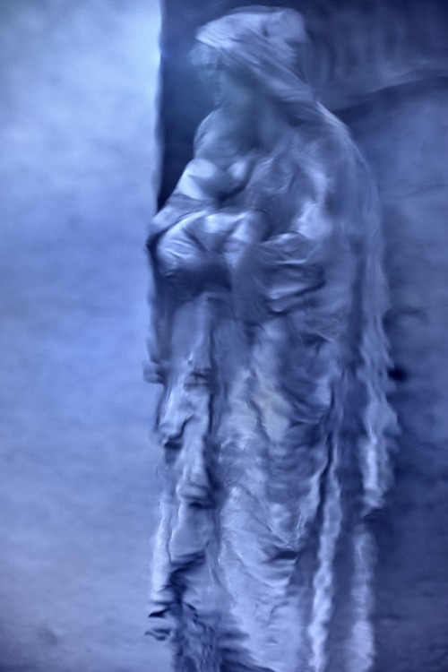 Thomas Zhuang: Journey Series, &ldquo;Blue Madonna and Child&rdquo; 2017