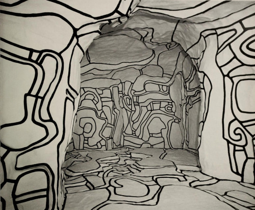 mikasavela: Jean Dubuffet. Jardin d’hiver. 1968-70. Installation view at Centre Georges Pompidou.