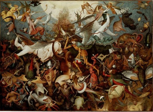 brightwork:Pieter Bruegel the ElderThe Fall of the Rebel Angels1562 oil on panelRoyal Museums of F