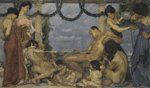 brudesworld:  Otto Greiner ~ Herkules bei Omphale, 1905 