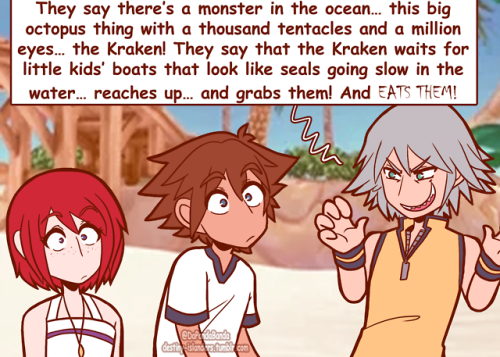 destiny-islanders:    Local 5-year-old gets grounded for scaring friends with stories about a monster, ends up being right about it all along.  DO NOT REPOST WITHOUT PERMISSIONTwitter: @DaPandaBandaInstagram: Destiny.IslandersRedbubble: DaPandaBanda