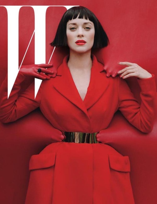 Marion Cotillard,W Magazine cover, November 2012