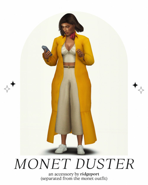 ridgeport:monet duster (accessory) · really should have used a braincell and published this and my m