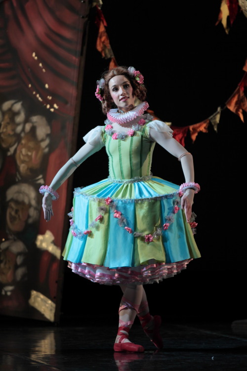Lucy Green as Columbina in Pinocchio. Tutus on Tour 2011. Photo by Evan Li.Lucy joined the Royal New