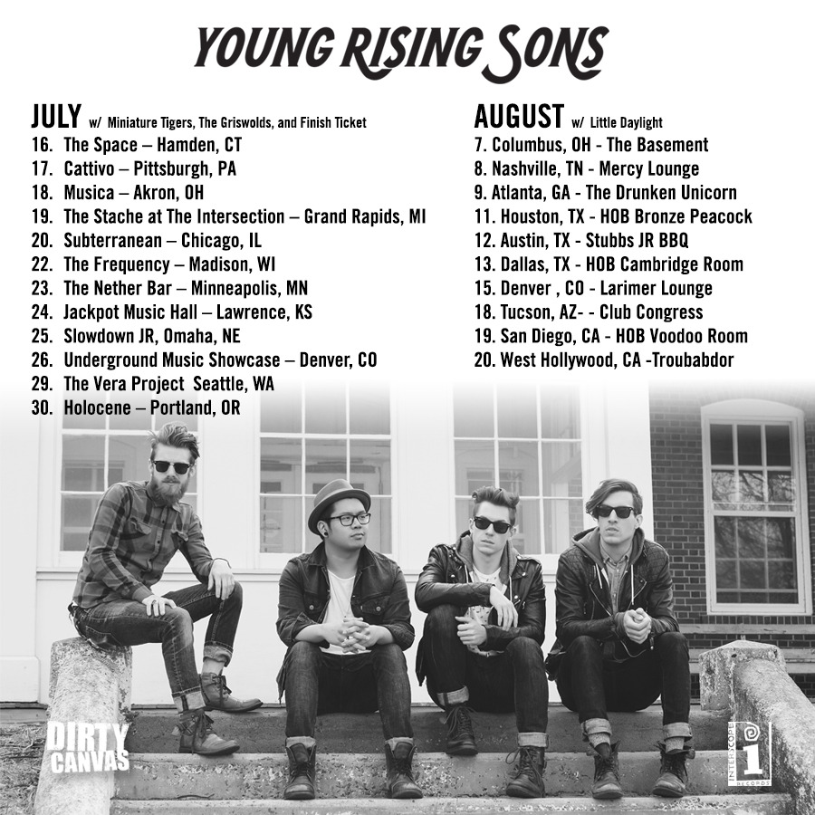 @youngrisingsons tour dates