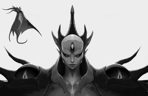 Bel’Veth, Empress of the Void Concept Art - Larry Ray