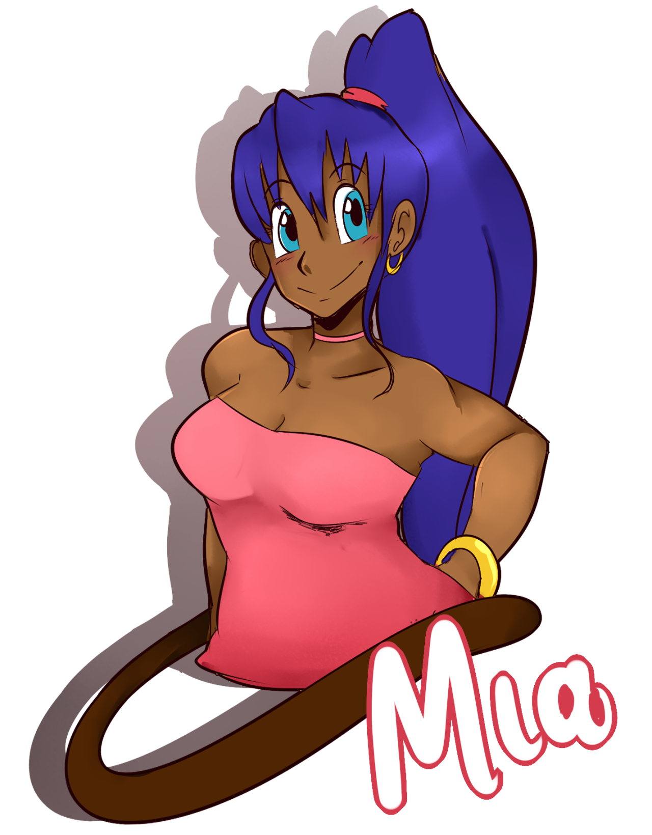 wickedandwildart: You thought you seen the last of my fcs????So this is Mia and I