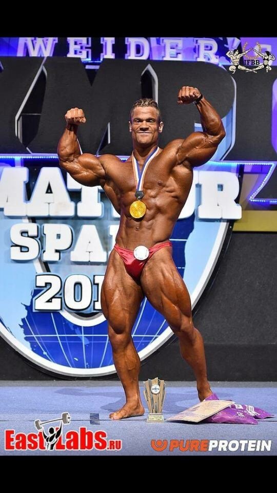 Nicolas Vullioud - Winner of the 85kg class at the Olympia Amateur