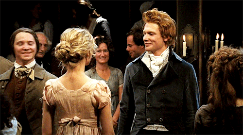 ronweaslley:You have bewitched me, body and soul, and I love, I love, I love you. I never wish to be