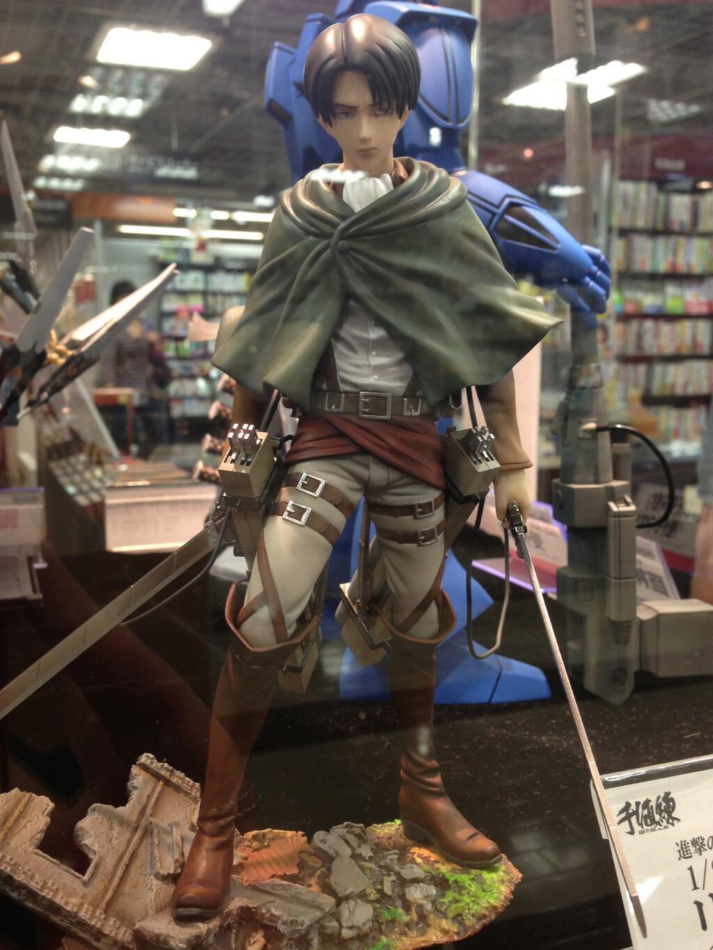 ask-irl-heichou:  askirlmikasaackerman:  Official Photos of Rivaille/Levi figure