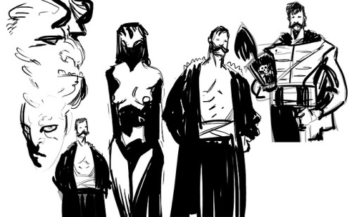 inspiered by Mike Mignola trying something new 
