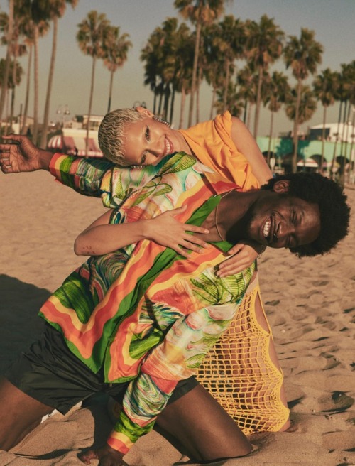 modelsof-color: Adonis Bosso and Jazzelle photographed by Greg Swales for Fashion Canada Magazine , 