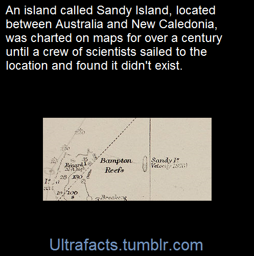 Porn ultrafacts:  Sandy Island is a non-existent photos