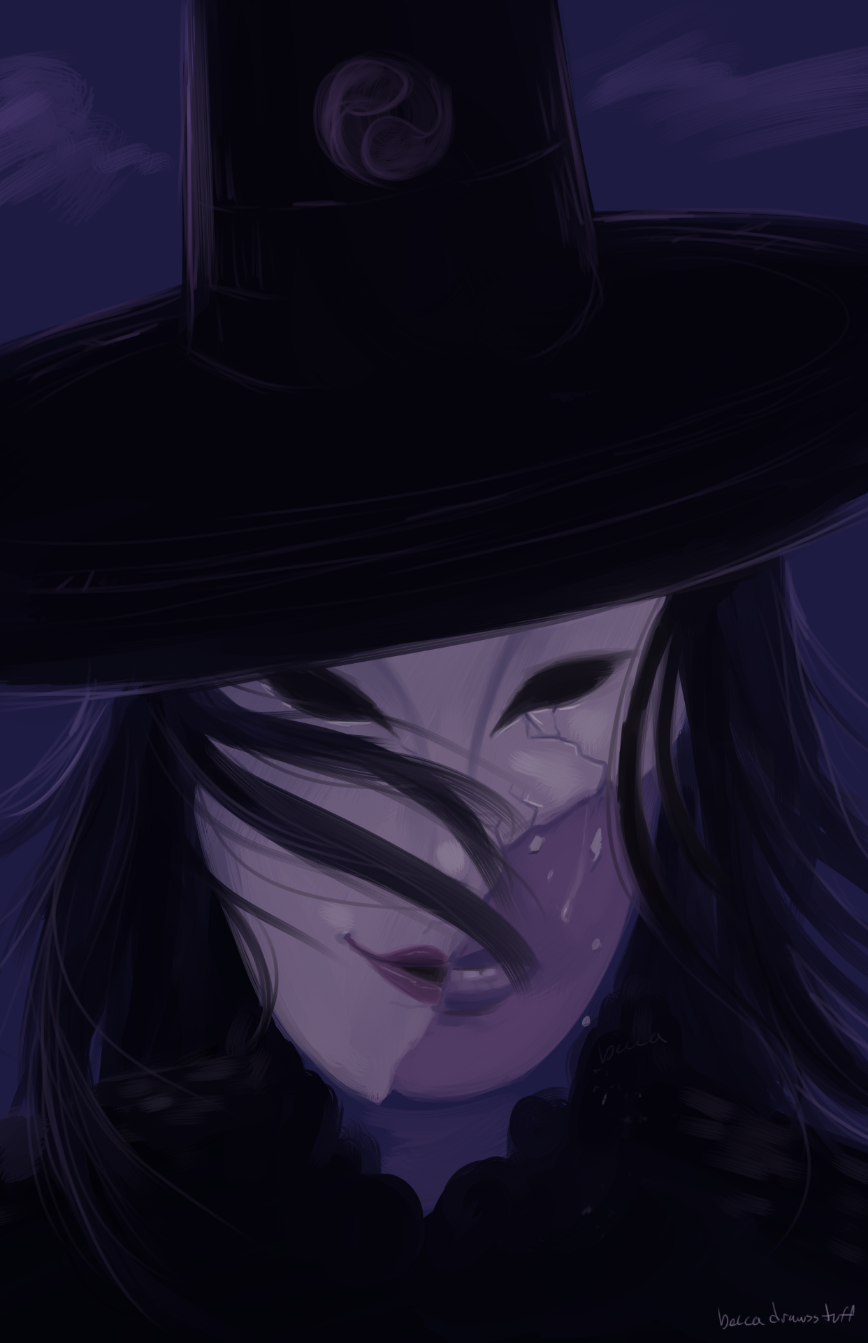 beccadrawsstuff:  drew it all on one layer just for the heck of it please go see