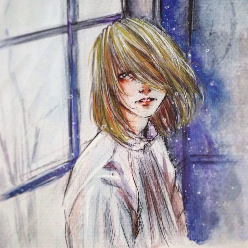 hachiko-art:Yurio watercolor sketch ~