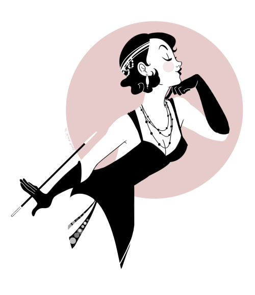 a quick flapper doodle before I do homework! :) Hope everyone has a wonderful day!