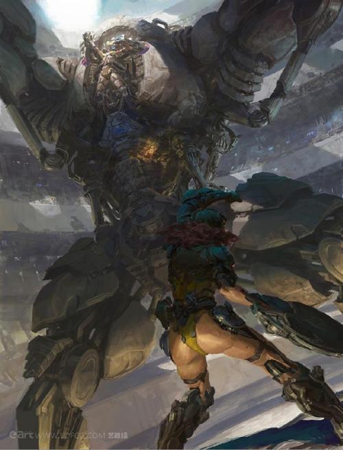 rhubarbes: Robot Shield by Fenghua Zhong. (via Fenghua Zhong) More robots here.