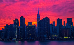 Sky Afire In Nyc 				Inga&Amp;Rsquo;S Angle 				One Shutterbug&Amp;Rsquo;S Take On