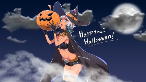 Halloween Wallpapers • Pumpkin theme • Anime/ Video Game characters • Desktop