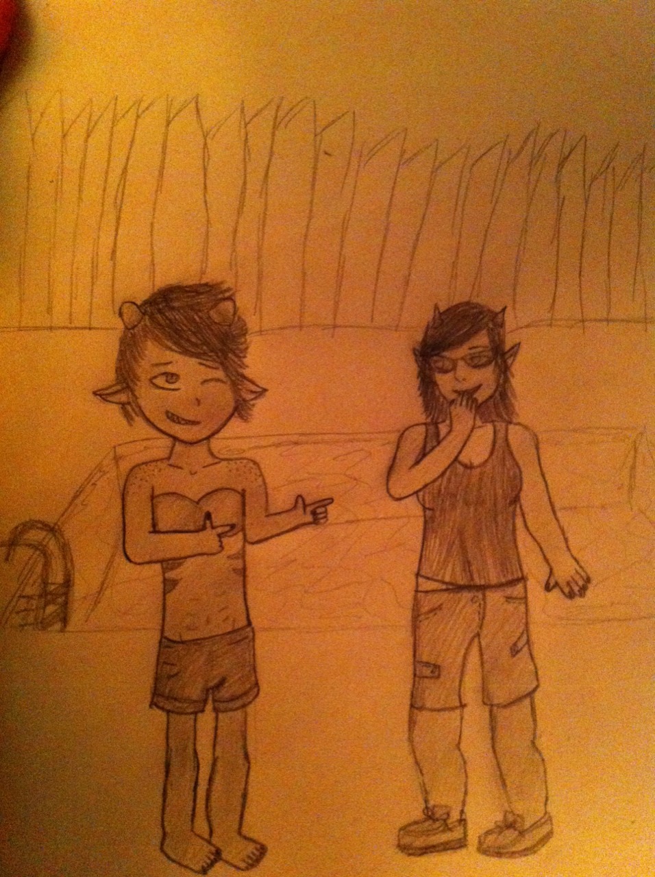 briola-piees:  CG: YOU THINK I SMELL SEXY DONT YOU TEREZI GC: OH GOSH K4RK4T WHY