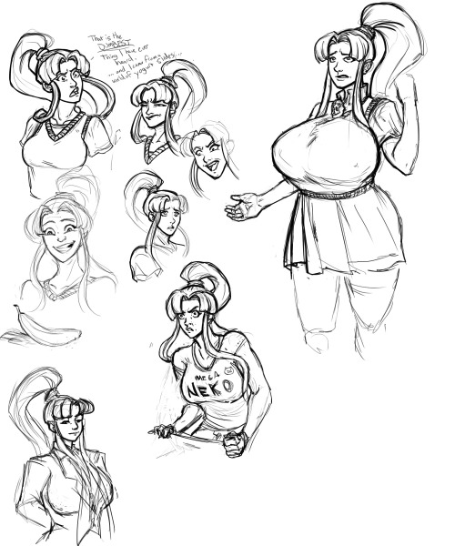 Porn photo superfirstsecond:  Some sketches of Kirika